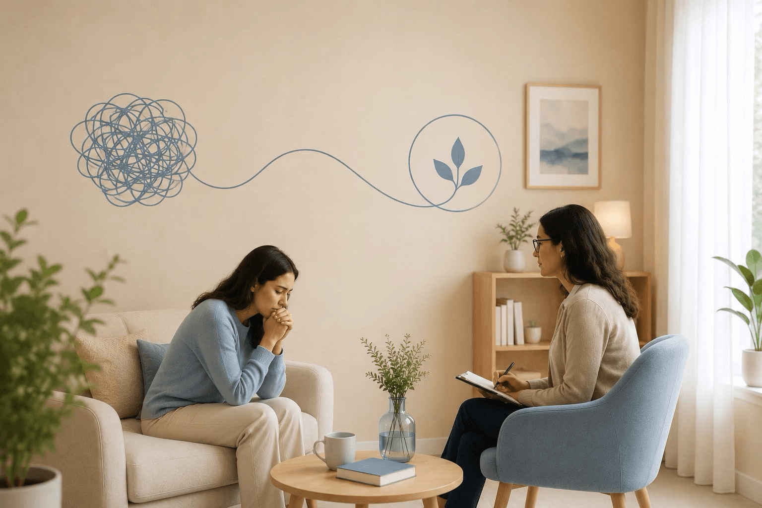 A calm, light-filled consultation space